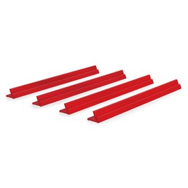 Olnamo Anti-Slip Card Stand Hands Free Lightweight 34cm Playing Cards Card Game Made in Japan (Set of 4, Red)