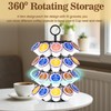 Rkyfoe Coffee Pod Holder, K Cup Holders,Coffee Pod Storage Carousel