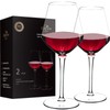 Plastic Wine Glasses Set of 2(15oz) |Unbreakable Wine Glasses with