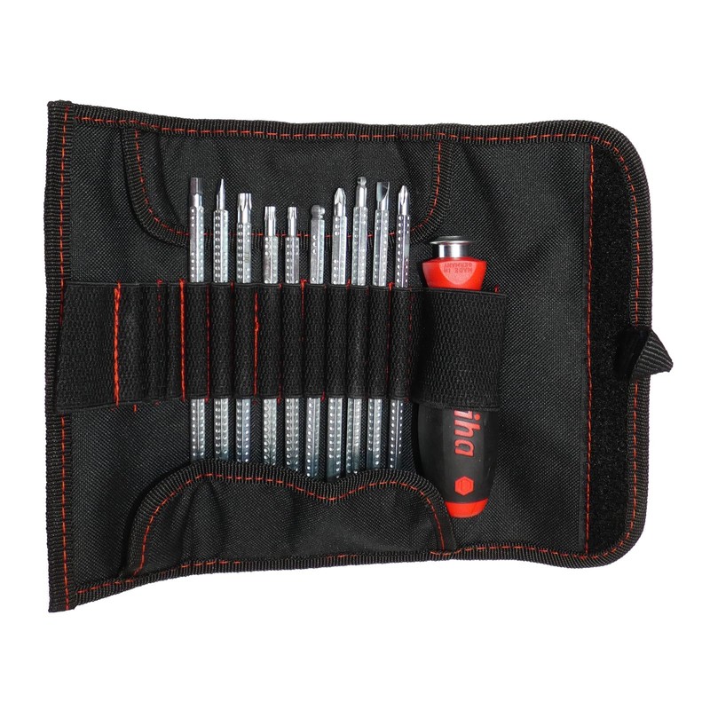 Wiha System 6 – SoftFinish Screwdriver with Interchangeable Screwdriver Set