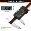 HARDELL Digital Caliper, 6 Inch Stainless Steel Caliper Measuring Tool