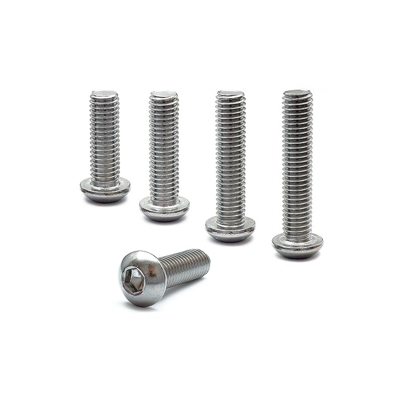 MonsterBolts - M5 x 25mm Button Head Socket Cap Screws,