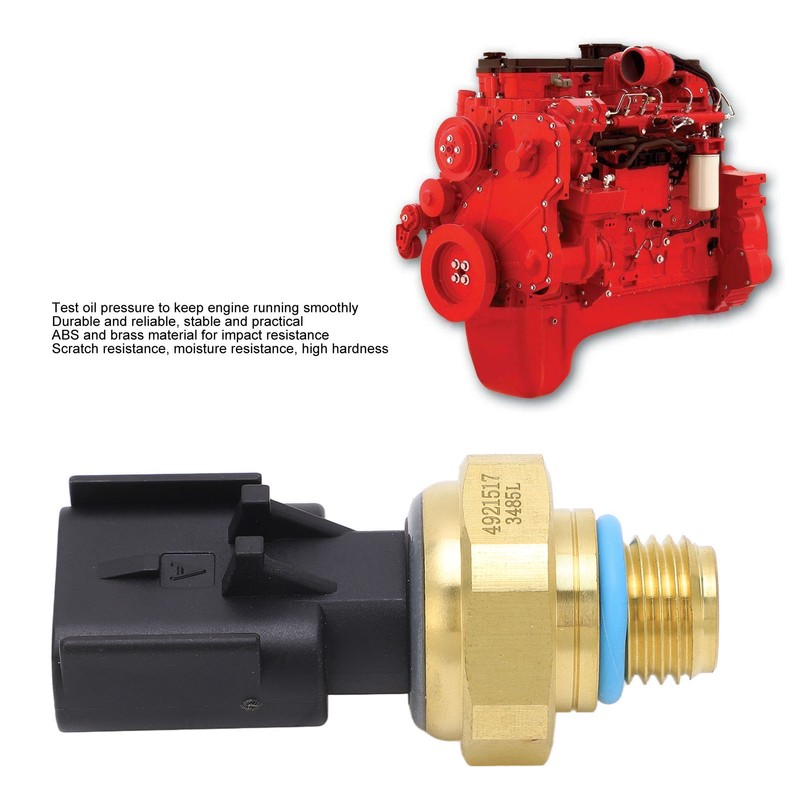 Engine Oil Pressure Sensor 4358810 Sensitive Brass Replacement For Cummins