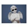 29cm Tall Too Cool Quirky Cherub Wearing Sunglasses Ornament (White)