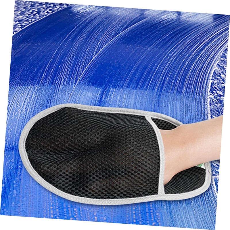 LIFKOME Reusable Car Wash Mitts Machine Washable Compact Design for