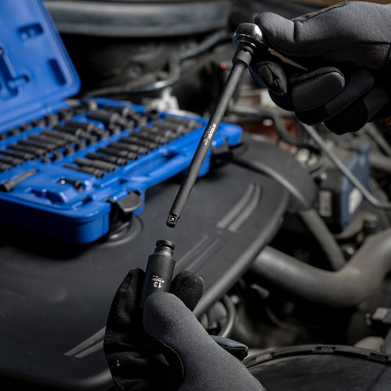 Stark Elite 53PCS 1/4" DR Master Impact Socket Wrench Set,