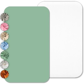 Lovely Hippo Fitted Sheet 80 x 160 cm 100% Cotton for Cabin Bed 80 x 160 cm, Chemical-Free (White/Sage Green, 80 x 160 cm)