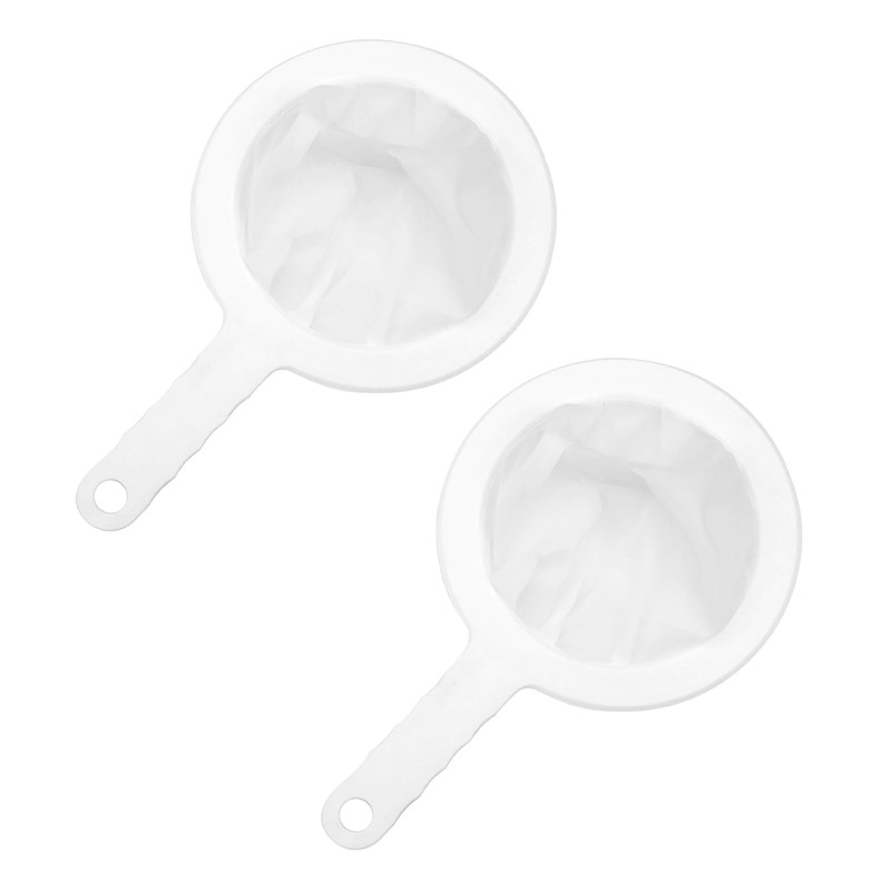2-Piece 200-Mesh Ultra-Fine Juice Strainer Set, Smooth Fine Mesh for
