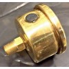 diycycleparts BRASS HARLEY LIQUID FILLED OIL PRESSURE GAUGE 100PSI hd