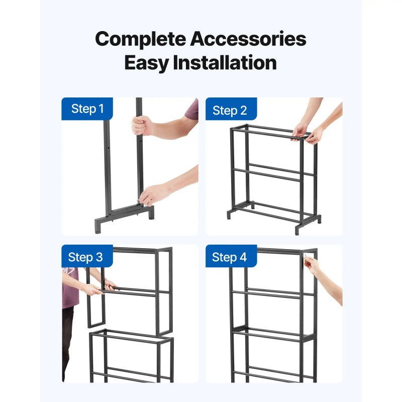 5 Tier Heavy Duty 3D Printer Filament Storage Rack Accessory