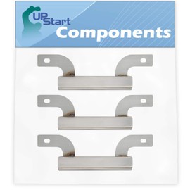 UpStart Components 3-Pack BBQ Grill Burner Crossover Tube Replacement Parts for Brinkmann 810-9415W - Compatible Barbeque Carry Over Channel Tube