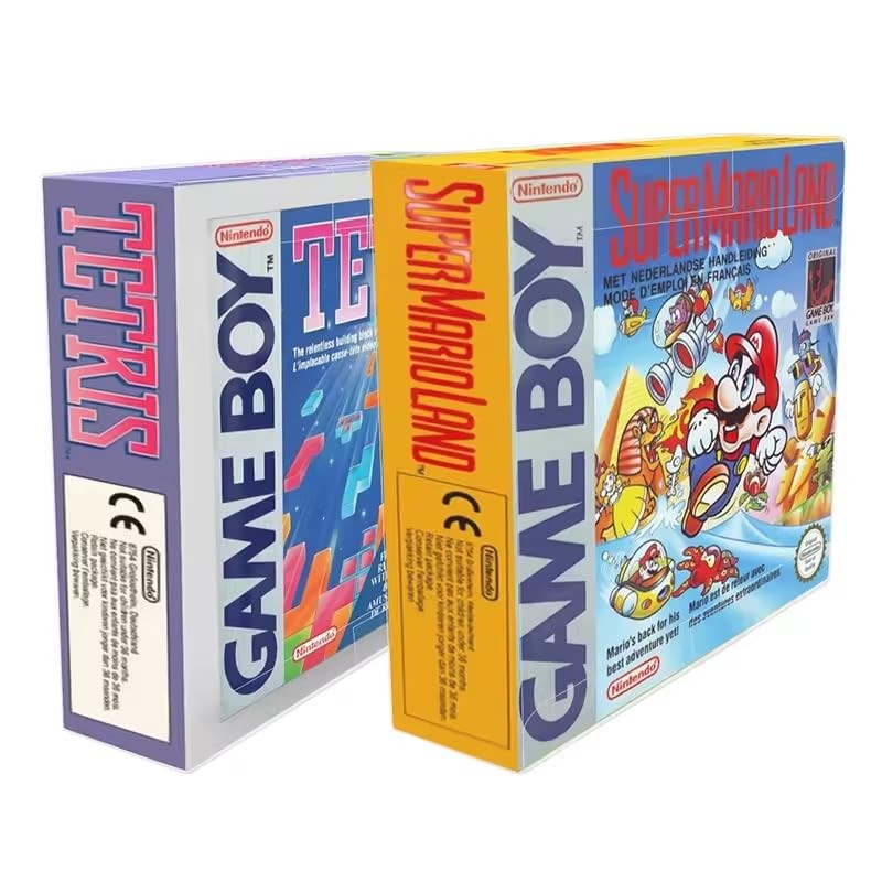 10 x Clear Plastic Case for Game Boy, Game Boy