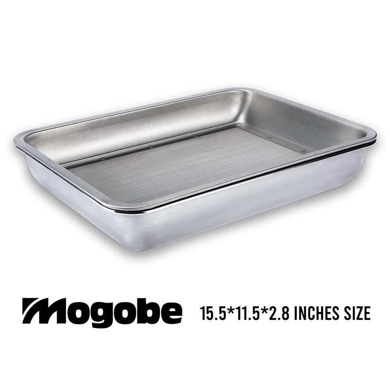 Mogobe Trim Tray, Made of Stainless Steel with Detachable 150