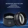 0.7X Stereo Microscope Objective Lens HD Large View Metal Auxiliary