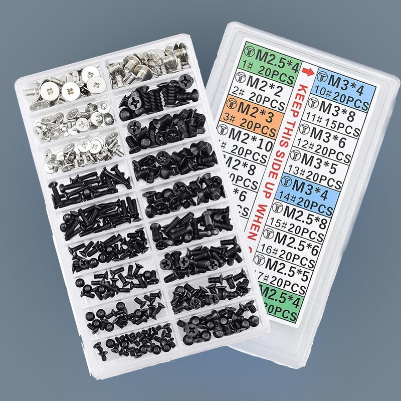 PC Screws Set M2 M2.5 M3 HDD M.2 SSD Securing
