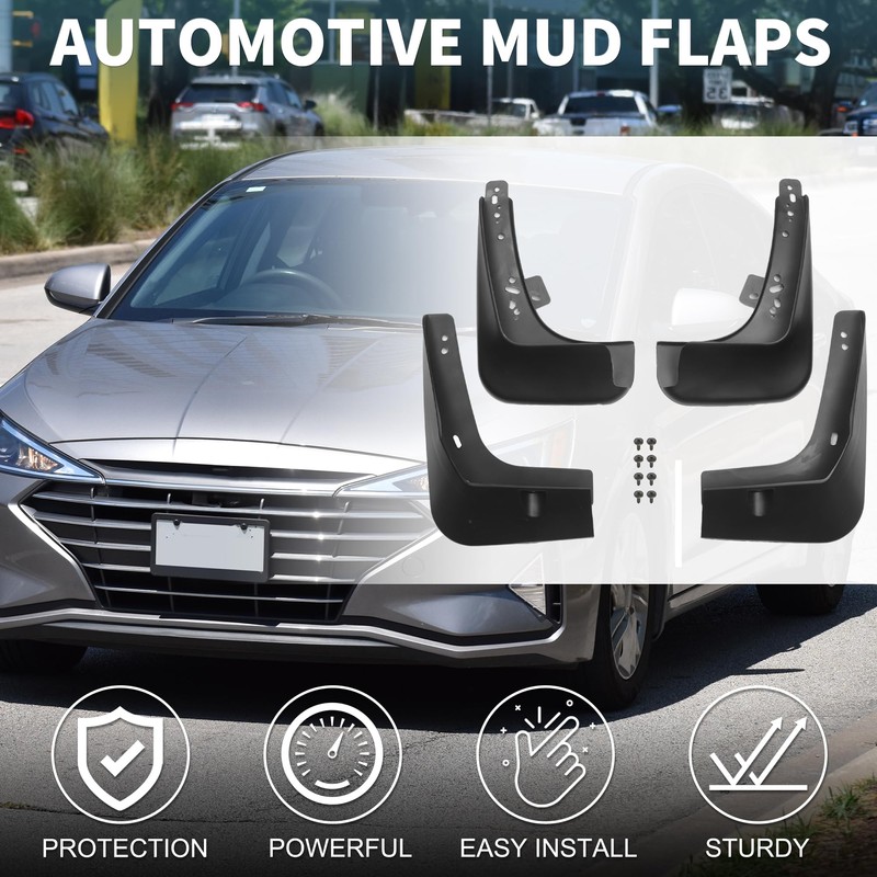 TUCKBOLD Mud Flap Splash Guard for Hyundai Sonata 2011-2013 Durable