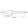 PFERD Carbide Burr, Pointed Arc Shape SPG, All-Round Toothing, Burr