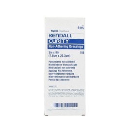 Curity 6115 Oil Emulsion Impregnated Dressing, Pack of 3