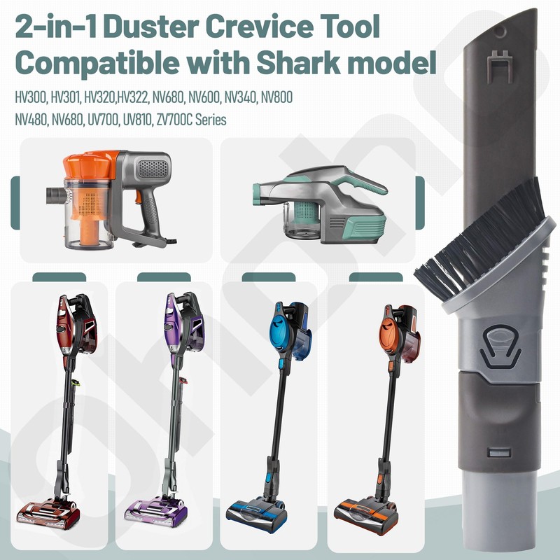 2-in-1 Duster Crevice Tool for Shark Rotator and Rocket HV300