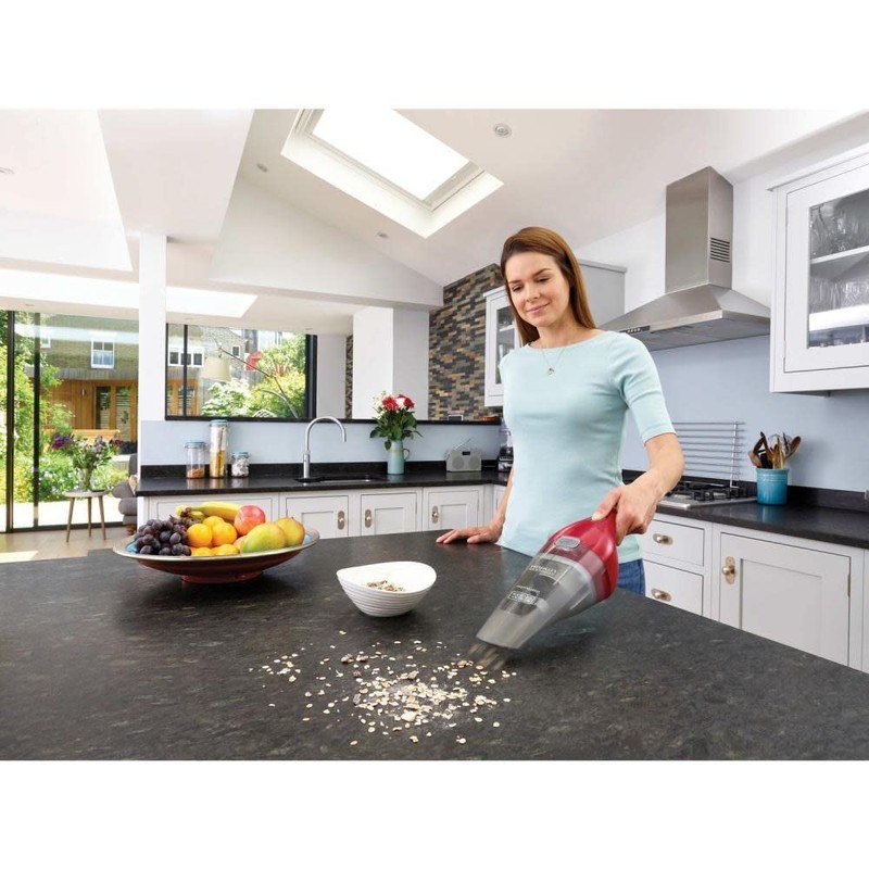 3.6V 1.5AH Cordless Hand Vacuum RED