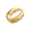 VINGTAINE H7581-G- Oval Metal Hair Claw Hollow Out Hair Clip,
