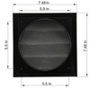 Vent Systems Ø150 mm / 6" Inch - Black Air