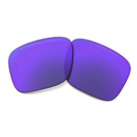 Oakley Original Holbrook OO9102 Violet Iridium Replacement Lenses For Men For Women + BUNDLE with Designer iWear Care Kit