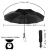 ABCCANOPY Umbrella Windproof Travel Umbrella - Wind Resistant, Small -