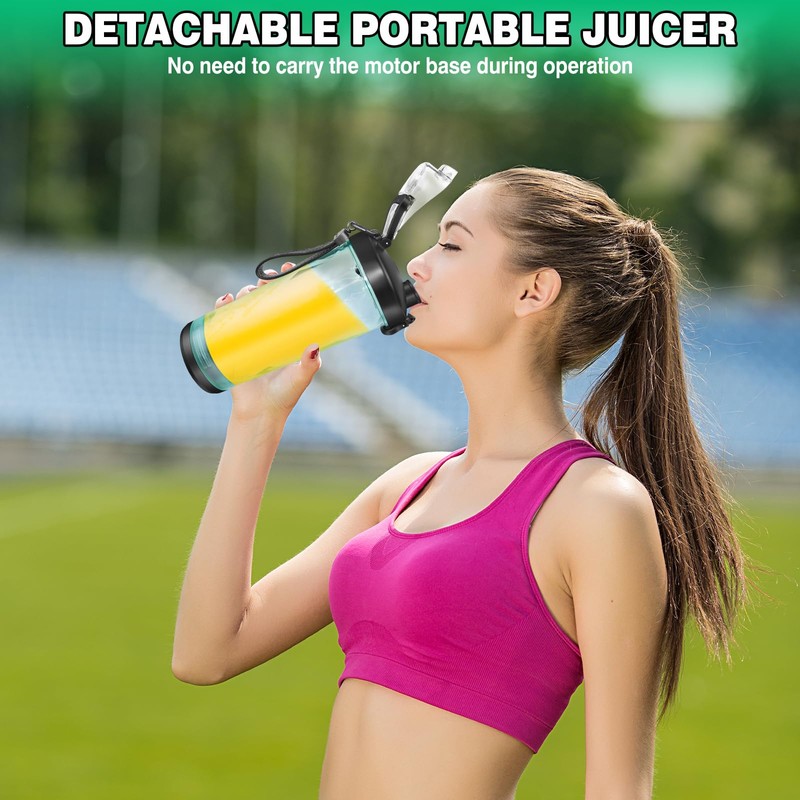 Personal Blender 6 Blades Portable Blender Mini Blender for Shakes