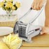 Unbranded French Fry Cutter Stainless Steel Potato Chipper Fast Cutting