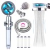 CWPW High Pressure Shower Heads, Handheld Turbo Fan Shower, Hydro