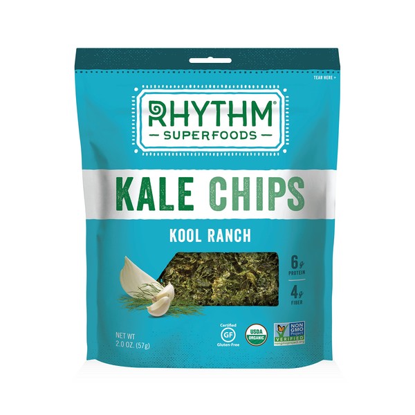 Rhythm Superfoods Kool Ranch Kale Chips, 2 Ounce