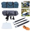 ZERNEIL Universal Mount Car Camping Tent with Zippered Entry, Windows,