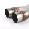 Richeer 2.5 Inch Exhaust X Pipe, 2.5" Inlet 2.5" Outlet