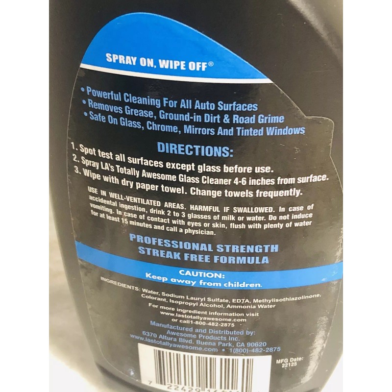 LA's Totally Awesome LA’s Totally Awesome Auto Glass Cleaner: 16