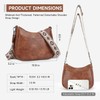 APHISON Crossbody Bags for Women Trendy, Leather Crossbody purse with