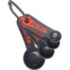 Dexas Measuring Spoon Set of Four, Gray and Red