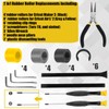 26 Packs Rubber Roller Replacement Set for Cricut Maker 3