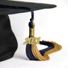 Endea Graduation Double Color Tassel with Gold Date Drop (Dark