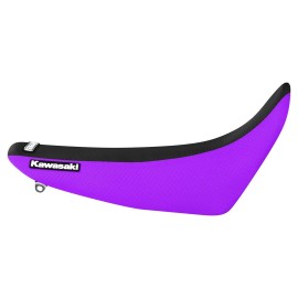 Enjoy Mfg 1995 - 2007 KAWASAKI KDX 200/220 seat cover  PURPLE/BLACK standard #85 LOGO