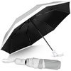 Senbers Windproof Travel Umbrella, Compact Umbrella Folding Automatic Open/Close for