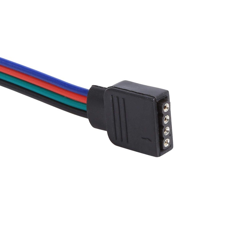 Conector de 4 pines, conector sin soldadura para tira de