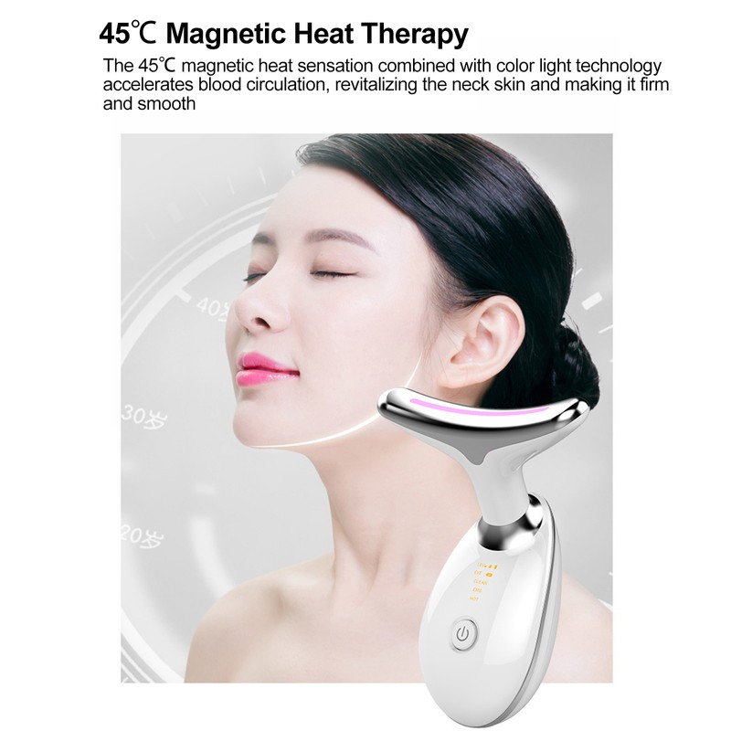 Microcurrent Beauty Device Neck and Face Lifting Massager Anti-ageing Neck