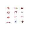 Generic 12 pcs Cartoon Hair Clips Set Cute Barrettes Snap