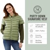 Martha Stewart Women's Short Sleeve Quilted Down Puffer Vest -