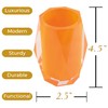 Faceted Tumbler, Durable Resin, Smooth, Easy to Clean, for Stylish