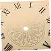 SHINEOFI Wall Clock Dial Replacement Sturdy Round Dial for DIY