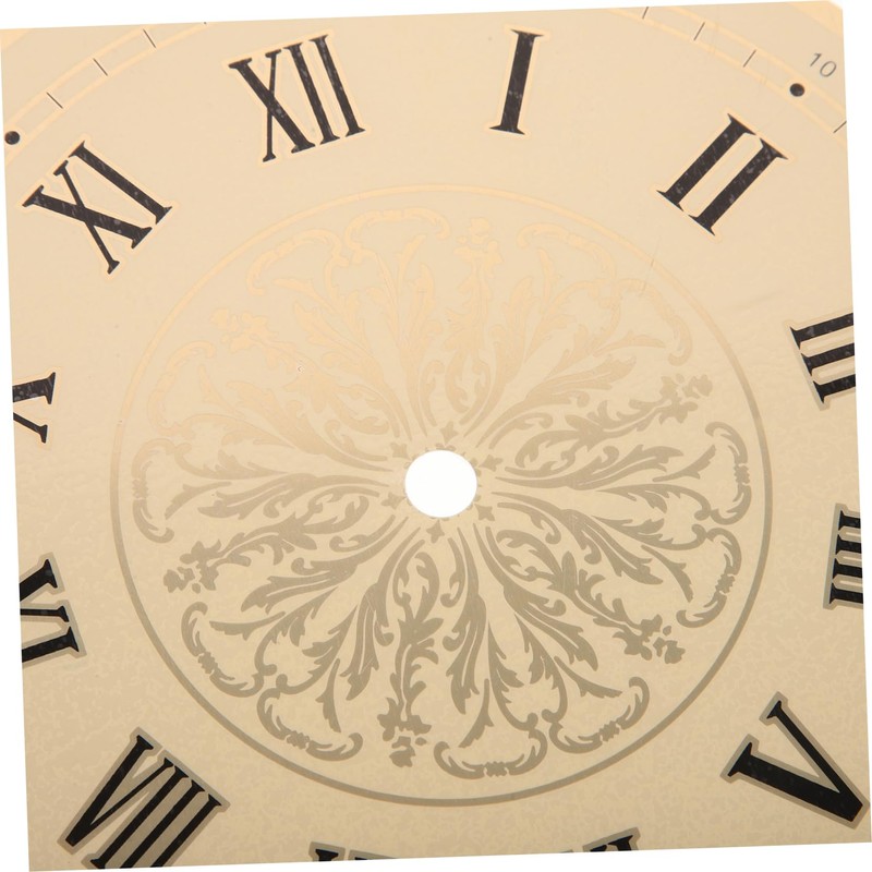 SHINEOFI Wall Clock Dial Replacement Sturdy Round Dial for DIY