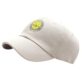 Buzz Selection CAP955 Cap, Hat, Kids, Casual, Lion Motif, Heatstroke, For Kids, Boys, beige