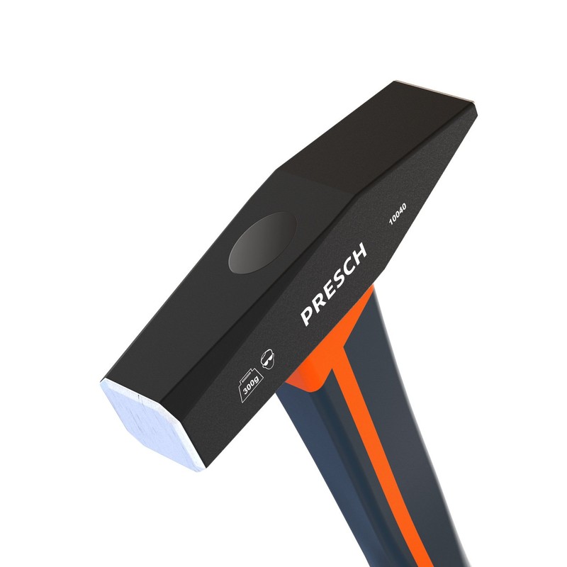 Presch Machinist Hammer Fibreglass 500g Steel Head - Small Hammer